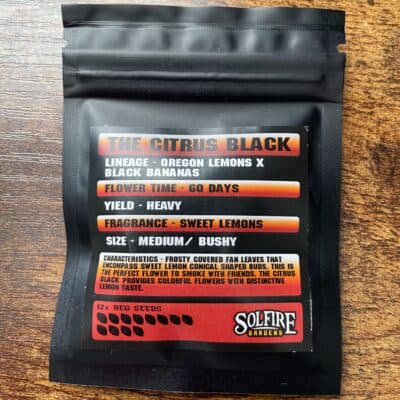 Solfire Gardens The Citrus Black