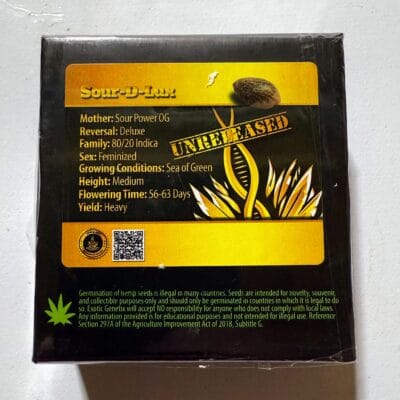 EXOTIC_GENETIX_SOUR-D-LUX_SEED_PACK_LUSCIOUS_GENETICS