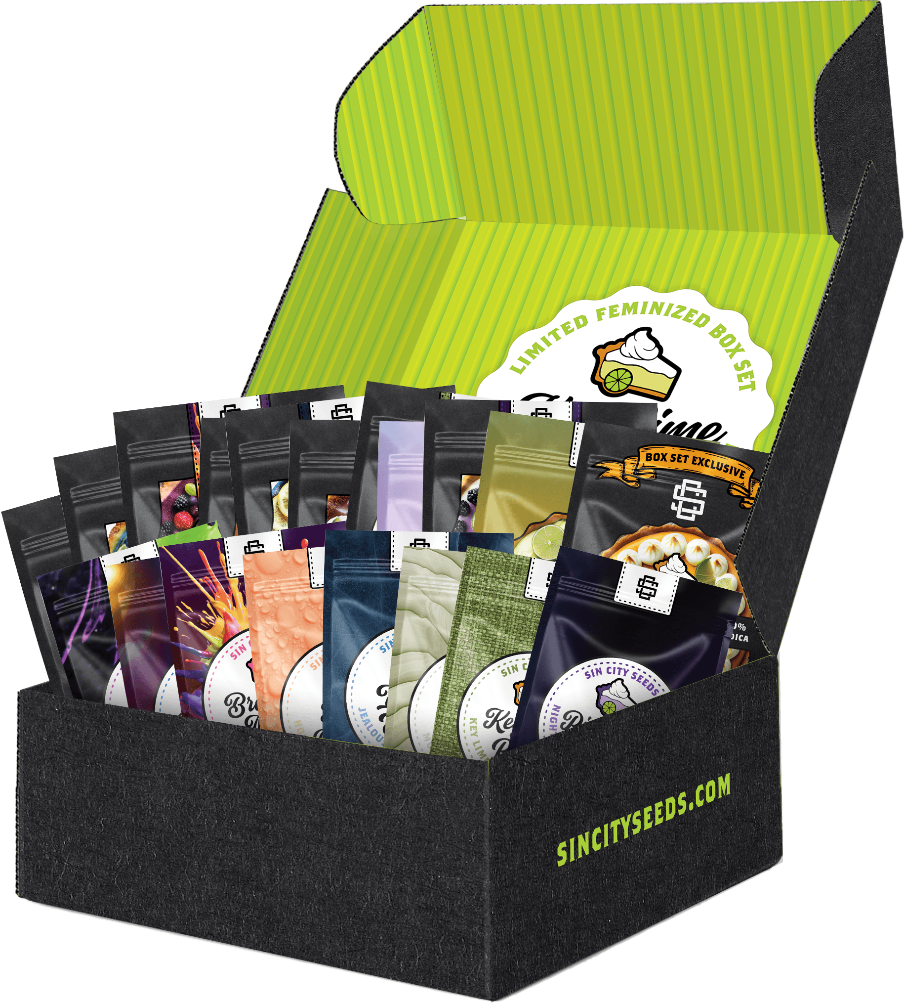 SIN_CITY_SEEDS_KEY_LIME_PIE_2.0_BOX_SET_4_LUCSIOUS_GENETICS