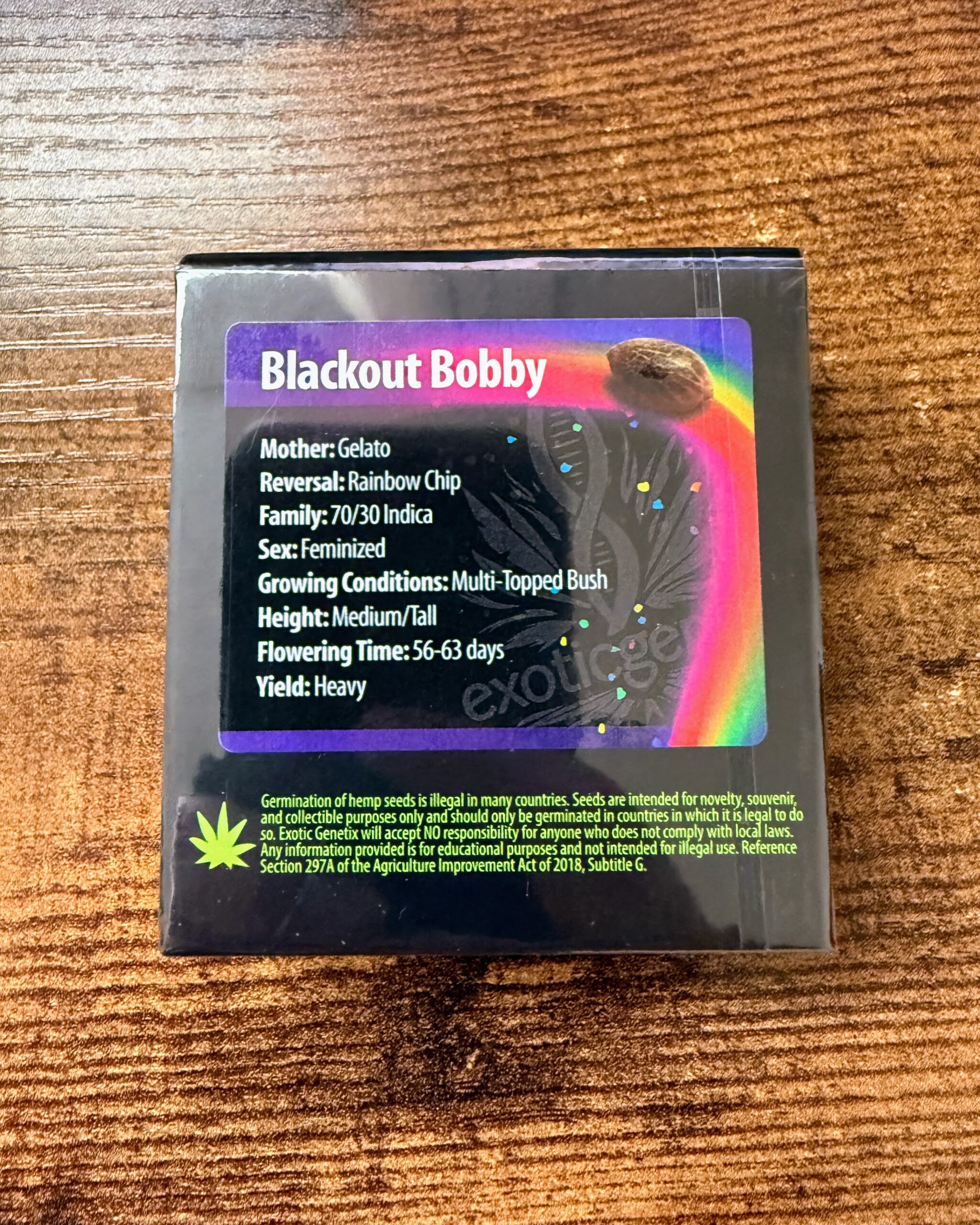 EXOTIC_GENETIX_BLACKOUT_BOBBY_FEM_PACK_LUSCIOUS_GENETICS